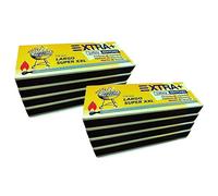 ACAN Tradineur - Pack de 8 Cajas de cerillas Super Largo XXL, 400 cerillas totales, fósforos de Seguridad Super Largos para cocinas, barbacoas, chimeneas, Estufas (17 cm)