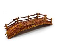 Acan Tradineur - Puente de Troncos para Belén, Resina, Adorno para Nacimiento, Portal, Pesebre, Navidad, decoración Tradicional, Fabricado en España, 20 cm