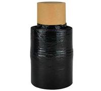 Acan Tradineur - Rollo de Mini Film elástico para paletizar, embalar, Protector Extensible de Embalaje, mudanzas, almacenes, Maletas de Viaje (Negro - 100 mm)