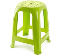 ACAN Tradineur Taburete de plástico Fabricado en España hogar o el Trabajo - 46,2 x 36,5 x 37 cm Color Amarillo Verdoso (1 Unidades)