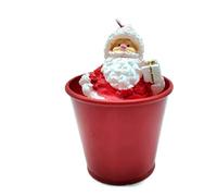 Acan Tradineur - Vasos con Vela para Navidad con Figuras - Base de Metal - Decoración para Temporada navideña - Ø 6 x 8 cm - Color Surtido