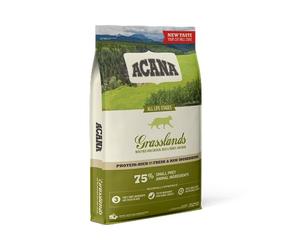 Acana Grasslands | Paquete Doble | 2 x 340 g | Alimento seco para Gatos de Todas Las Razas y etapas de la Vida | Contiene Muchas proteínas Animales de Pollo, Pavo y Pato