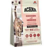 Acana Indoor Entrée Pienso Natural para Gatos de Interior con Pollo, Pavo y Conejo - Bolsa de 340 gr