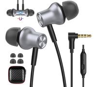ACANDYA Auriculares con Cable 3.5MM Jack para Galaxy A25 A15 5G PC Chromebook, Auriculares con Microfono para OnePlus Nord 4, para iPhone 6s Mac Mini MP3