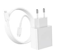 ACANDYA Cargador Carga rápida 45 W para Samsung Galaxy S26+ S25+ S24+ S23+ S25FE S25 S24 S23 Ultra A56 A36 5G S26 A17, Cargador Superrápido USB Tipo C para Android con 5A Cable USB C 1m, Blanco