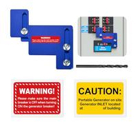 ACANORA Kit de bloqueo de generador para paneles Eaton/Cutler Hammer Challenger BR Series de 150 y 200 amperios, espaciado de 1 1/4 a 1 1/2 pulgadas, azul