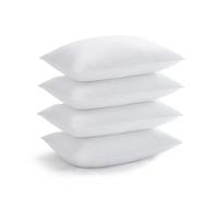 Acanva Almohadas de cama para dormir, calidad de hotel refrescante con relleno alternativo de plumón 3D suave premium para dormir de espalda, boca abajo o de lado, estándar (paquete de 4), color