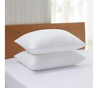 Acanva Paquete de 2 Almohadas de Cama de la colección de Hotel, Rellenos Suaves de Lujo para Dormir, Transpirables y cómodas para Dormir Boca Abajo, tamaño King (Paquete de 2), Color Blanco, 2