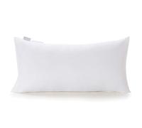Acanva Relleno de Almohada Esponjoso para Dormir en la Cama, Relleno Decorativo para cojín, 12 x 24 Pulgadas, Color Blanco