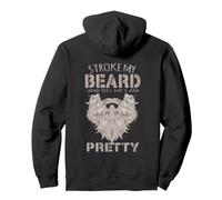 Acaricia mi Barba y Dime Que Soy un Hombre Bastante Barbudo Sudadera con Capucha