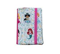 Acariciando Papel Con Historias Funda artesanal mediana de solapa para libros de Princesas Disney + marcapáginas de regalo, funda de algodón ecológico, acolchada,Harry Potter, para adolescentes, Rosa