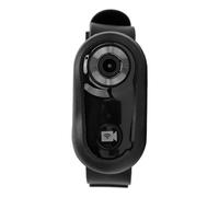 Acaricie la Cámara de los Deportes, Cámara Compacta Granangular del Collar del Animal Doméstico de 120°, Portátil para el Uso Al Aire Libre (Black)