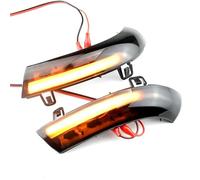 AcarKing Compatible con VW para Golf 5/6 Plus 2005-2013 para Jetta MK5 2006-2011 para Passat B5.5 2001-2005 Luz De Señal De Giro De Espejo Lateral De Flujo Dinámico Intermitentes Laterales(Yellow)
