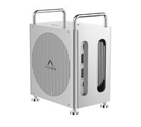 ACASIS Dock estación de Trabajo 11 en 1 para Mac Mini M4 y M4 Pro de 40Gbps con Carcasa Dual-Bay para SSD NVMe, estación de Acoplamiento con DP 4K60Hz, 3X USB-A 10G, PD 30W, Doble SSD (Plata)