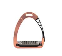 Acavallo Safety Stirrup Rose Gold Arena-Estribo de Seguridad, Color Oro Rosa, Unisex Adulto, tamaño único