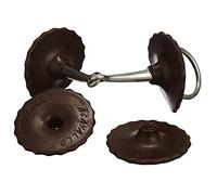 Acavallo bit Guards Brown Protectores de Puntas, Color marrón, Unisex Adulto, Talla única