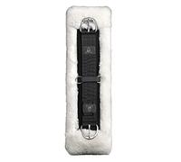 Acavallo Western Wide - Correa de gel con piel de cordero, talla: L, color: negro