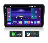 ACAVICA Android 14 Radio de coche 2 DIN 9" - Wireless Carplay & Android Auto, 2 GB+64 GB DSP GPS Bluetooth 5.0 - Reemplazo para VW Golf 5/6 Passat B6/B7/CC Touran Polo 6R Tiguan Seat Skoda, RNS RCD