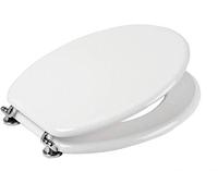 ACB/COLBAM sconto 40 Inodoro con Tapa Roca Victoria champán cremallera lento Soft Close cromo Blanco