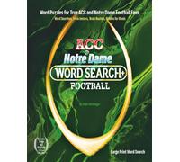 ACC and Notre Dame Football Word Search Plus: Trivia, Puzzles, Riddles, Cartoons, and Game Challenges (Game Day IQ Puzzle Series)