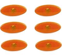 ACC Parts Juego de Lentes de Luz Lateral (6-Pack) compatible con Renault Master Movano NV400 marcador lateral ámbar señalización lateral OEM 261B00001R 4419475 93197564 26180-00Q0A 6 piezas