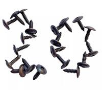 ACC Parts Juego de tornillos Torx compatibles con VW Audi, cubierta de motor, protector contra salpicaduras y cierres de repuesto para arco de rueda, OEM N90775001, juego de 20 piezas