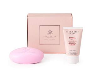 ACCA KAPPA Sakura 851304 - Juego de crema para manos (75 ml y jabón, 150 g)
