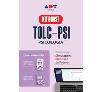 Accademia dei test. TOLC-PSI. Psicologia. Kit boost. Teoria, pratica e simulazioni illimitate 2026/2027