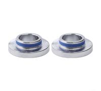 Accarugty 2 piezas para anillo de bloqueo ebike eje inferior tuerca exterior acero