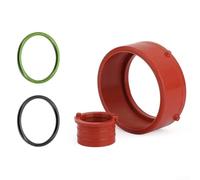 Accarugty 4 unids Turbocompresor respiradero Kit de sello de admisión con juntas tóricas para Mercedes-Benz Om642 3.0L V6 motores diesel sustituye A6420940080 A6420940580 A0179973545 A0149976445