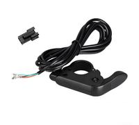 Accarugty Acelerador de pulgar para bicicleta eléctrica, controlador de acelerador de dedo sensible, regulador de velocidad para bicicleta eléctrica y scooter, construcción de plástico duradero