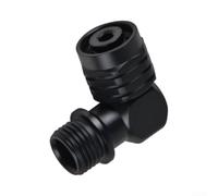 Accarugty Adaptador giratorio de regulador de segunda etapa de buceo de latón marino chapado en cromo para buceo, esnórquel, buceo en hielo, accesorio de equipo de buceo portátil, válvula de buceo de