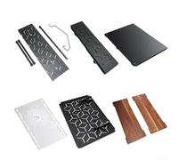Accarugty Aleación de aluminio ultraligera, muebles modulares de camping, escritorio plegable portátil, extensión de picnic al aire libre, equipo de senderismo, accesorios de mesa (1 unidad)