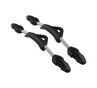 Accarugty Bandas de aleta de goma antideslizantes, correas de aleta de acero inoxidable, cordones de aleta de buceo de repuesto, cordones de resorte de buceo, correas de esnórquel resistentes (M negro