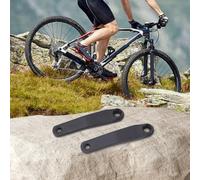 Accarugty Bielas de bicicleta, para motor Bafang BNI ISIS, bielas de aleación de aluminio de 170 mm izquierda y derecha, para kits de conversión de bicicletas eléctricas, par de acabado anodizado