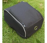 Accarugty Bolsa para manillar de bicicleta con tiras reflectantes, cesta de almacenamiento frontal de gran capacidad, para bicicletas eléctricas y de carretera, alforja de tela Oxford con diseño de