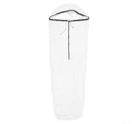 Accarugty Bolsa térmica para vivir, resistente al viento, refugio de retención de calor, saco ligero para camping, manta compacta de emergencia, saco de dormir de supervivencia (blanco)