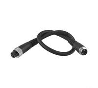 Accarugty Cable de alimentación de carrete eléctrico compatible con 300/500/750 Mj, cable de aire de cobre puro para pesca de agua salada, pieza de repuesto aislada de PVC (0,45 m)