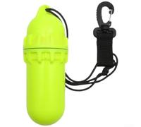Accarugty Caja seca impermeable, para buceo, contenedor de almacenamiento de plástico PP con junta tórica y gancho para cordón, bolsa de equipo compacta, para accesorios de esnórquel (varios colores
