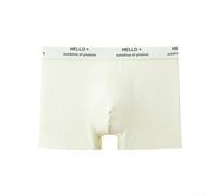 Accarugty Calzoncillos tipo bóxer de algodón jacquard para hombre, cintura media, transpirables, suaves, con patrón clásico, para uso diario cómodo (4XL, verde claro)
