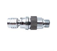 Accarugty Conector autoblocante de cobre chapado en cromo, para máscara de cara completa de buceo, adaptador de ajuste de cabeza de regulador secundario de liberación rápida, para equipo de buceo
