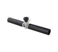 Accarugty Conector de poste de tienda en forma de Y para toldo, adaptador de barra de toldo de aluminio de 33 mm, extensor de poste central de tienda tipi, junta de horquilla en Y ajustable de 180°
