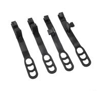 Accarugty Correas de goma para faros delanteros de motocicleta, soporte de horquilla frontal duradero para tubos de 30 a 43 mm, se adapta a bicicletas deportivas duales, 4 unidades