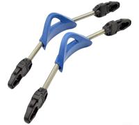 Accarugty Correas de resorte de aleta de buceo, núcleo de acero inoxidable 304 con agarre EPDM suave, hebilla ajustable antideslizante, para la mayoría de aletas de deportes acuáticos, equipo listo