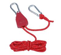 Accarugty Cuerda resistente al viento, cuerda ajustable de 2 m con cordón de nailon, fijación estable para camping, senderismo, toldo, lona, accesorios de refugio al aire libre (E)