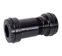 Accarugty Eje inferior roscado de 46 mm, para bielas GXP, diseño sellado entrelazado que reduce el ruido, junta tórica doble de fácil mantenimiento, para ciclismo (negro)
