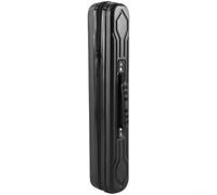 Accarugty Impermeable PVC caña de pescar caso duro Shell bolsa de almacenamiento con goma H≤ para protección de equipo al aire libre 45 cm 55 cm (45 cm negro)
