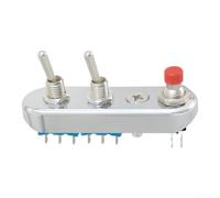 Accarugty Interruptor de manillar de motocicleta de 7/8 pulgadas y 1 pulgada para botón de encendido/apagado/encendido, construcción de aleación Alusmallum para bicicletas retro personalizadas, ajuste
