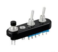 Accarugty Interruptor de manillar de motocicleta de 7/8 pulgadas y 1 pulgada para botón de encendido/apagado/encendido, construcción de aleación Alusmallum para bicicletas retro personalizadas, ajuste