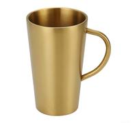 Accarugty Jarra de cerveza de doble pared, taza de camping aislada, vasos de senderismo al aire libre, taza de café de acero inoxidable 304, vaso térmico de viaje, té resistente al calor (450 ml)